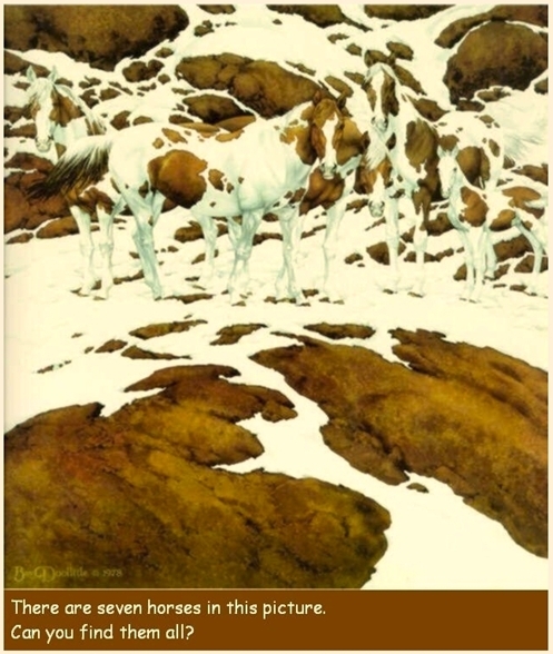 Seven horses