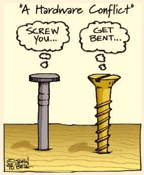 Hardware conflict